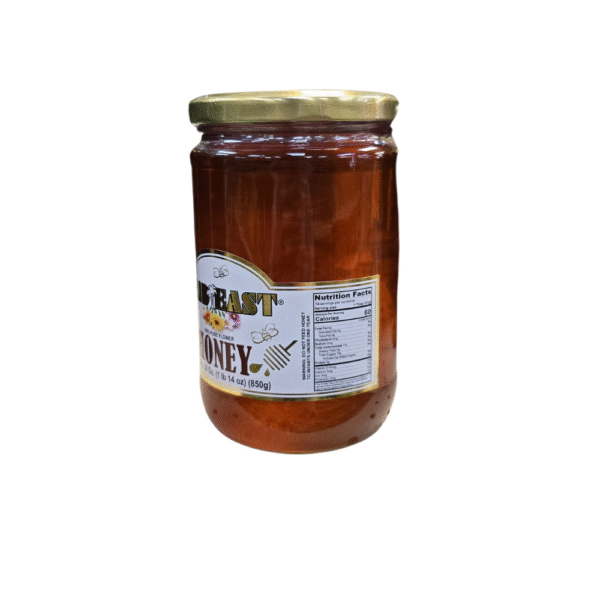 Mideast 100% Pure Flower Honey – 30 oz (850g) Glass Jar - Image 2